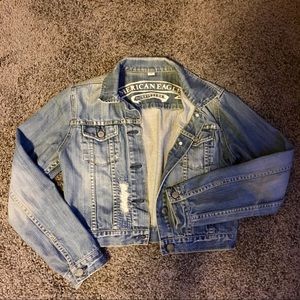 Women’s American Eagle Distressed Jean Jacket